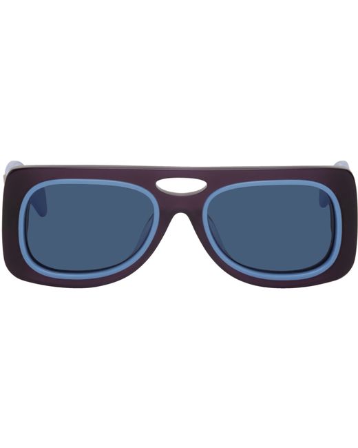 Kiko Kostadinov Blue Depero Sunglasses