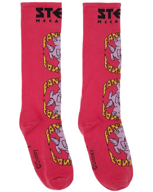 Stella McCartney Pink Fantasia Pegasus Socks