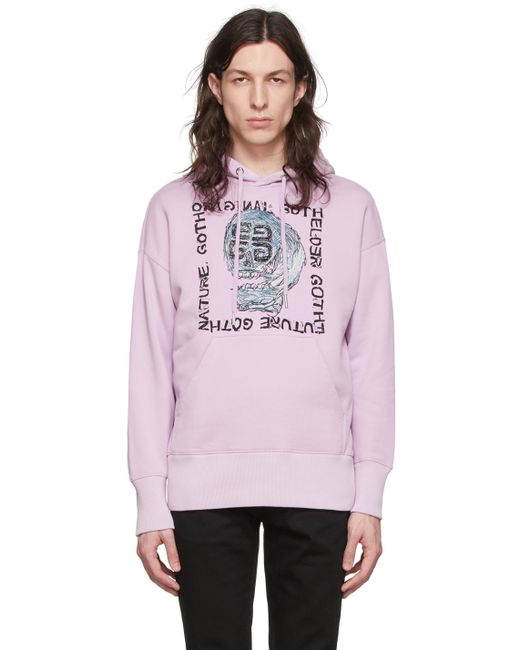 Givenchy Purple Cotton Hoodie