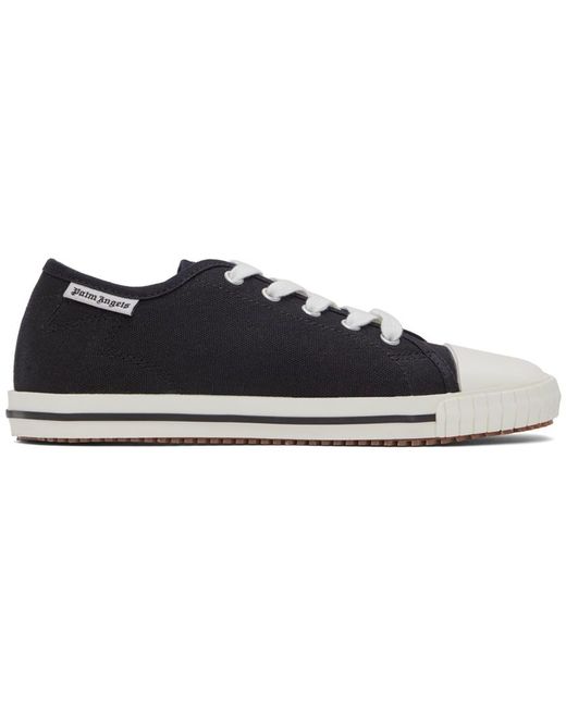 Palm Angels Black Vulcanized Low-Top Sneakers