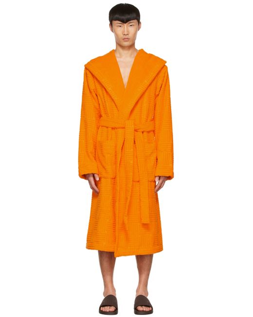Bottega Veneta Orange Cotton Robe