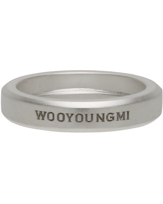 Wooyoungmi Exclusive Matte Curve Bold Ring