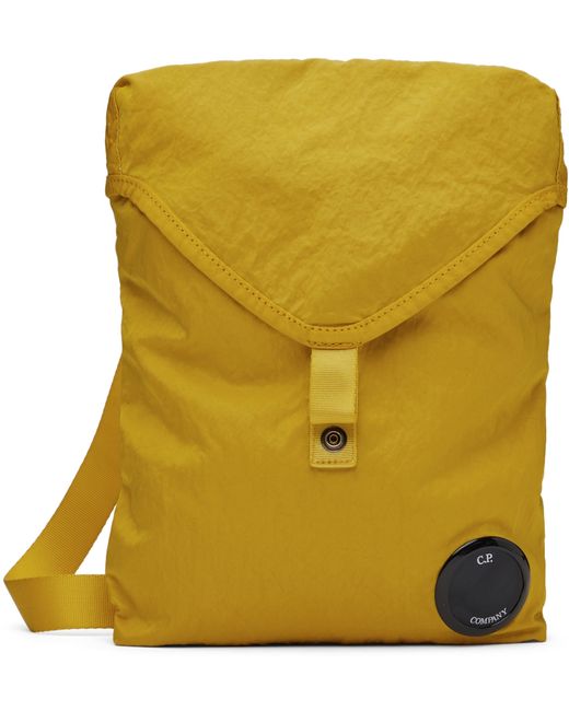 CP Company Yellow Nylon B Messenger Bag