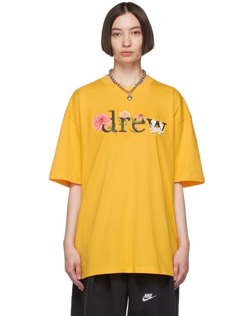 Drew House Exclusive Yellow Floral Drew T-Shirt