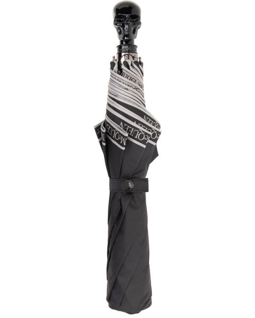 Alexander McQueen Black Selvedge Umbrella