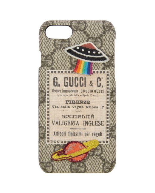 Gucci GG Supreme Patches iPhone 6 Case