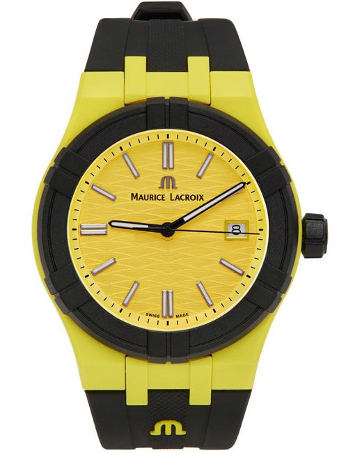 Maurice Lacroix Yellow AIKON tide Watch