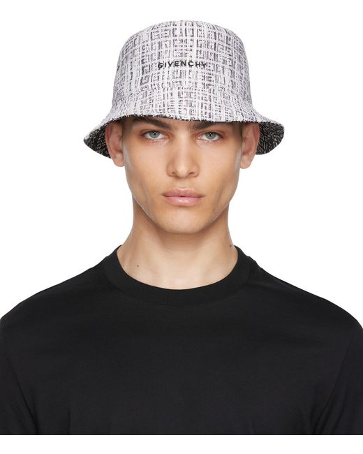 Givenchy Reversible White 4G Bucket Hat