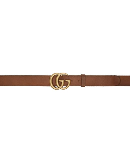Gucci Leather Double G Belt