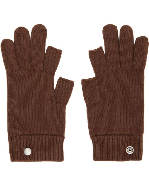 Rick Owens Cashmere Touchscreen Gloves