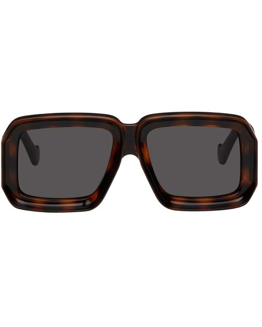 Loewe Tortoiseshell Paulas Ibiza Dive Sunglasses