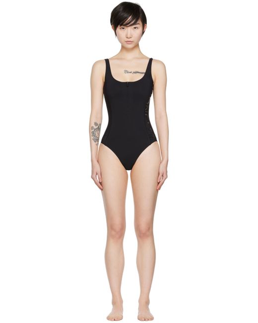 Moncler Zip-Up One-Piece Swimsuit
