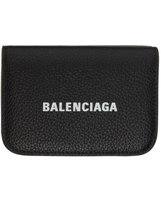 Balenciaga Black Mini Cash Bifold Wallet
