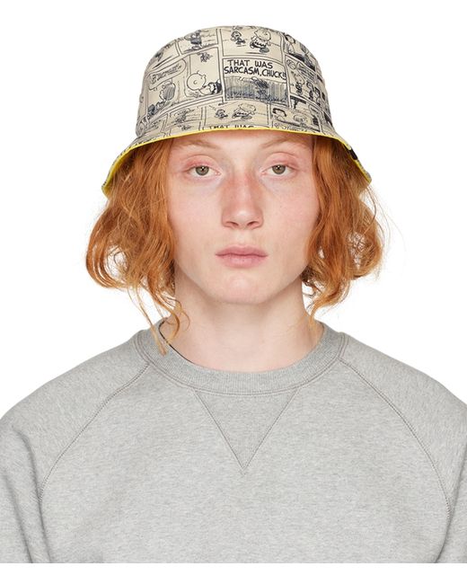 Converse Reversible Off-White Peanuts Edition Graphic Bucket Hat