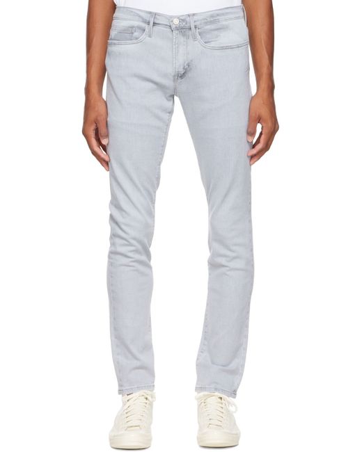 Frame Grey Slim Degradable Jeans