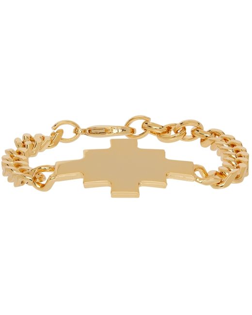Marcelo Burlon County Of Milan Gold Cross Chain Bracelet