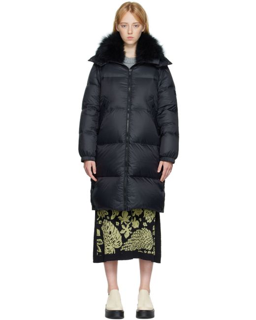 Yves Salomon Army Quilted Down Coat