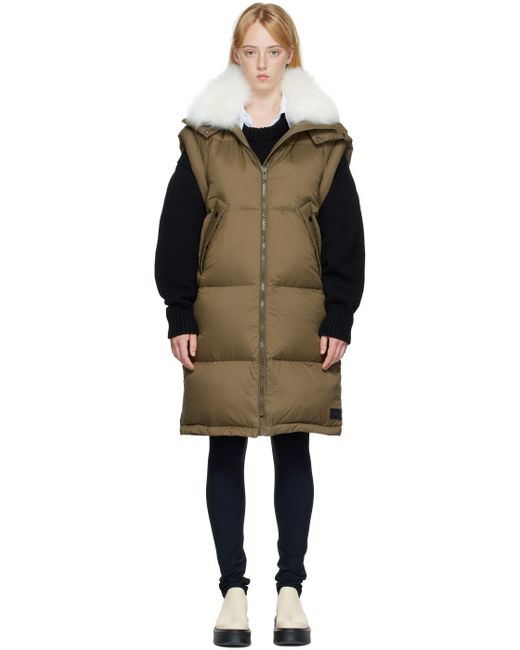 Yves Salomon Army Quilted Down Vest