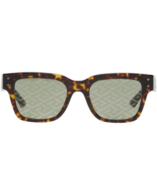 Versace Tortoiseshell Monogram Sunglasses