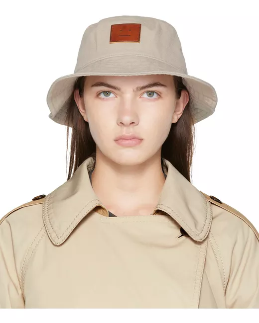 Acne Studios Leather Patch Bucket Hat