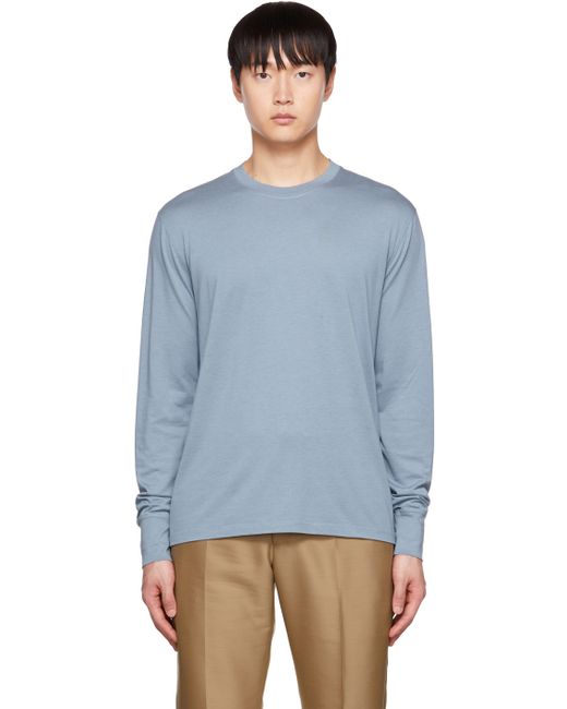 Tom Ford Embroidered Long Sleeve T-Shirt