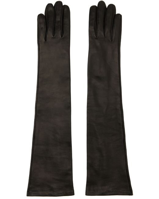 Dries Van Noten Long Leather Gloves