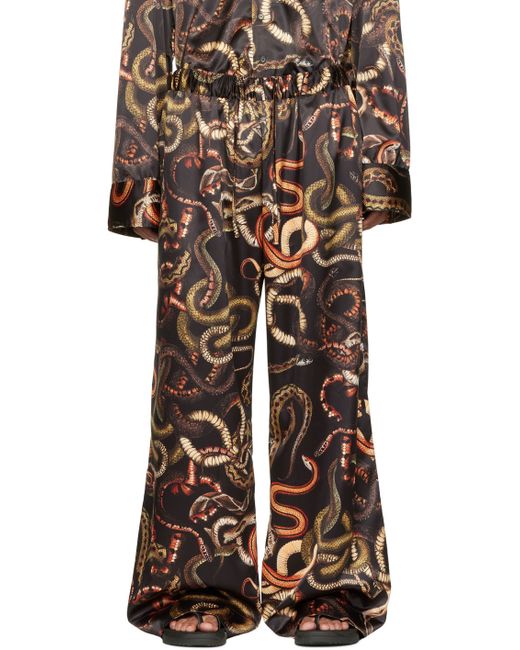 Lu'U Dan Snake Pyjama Trousers
