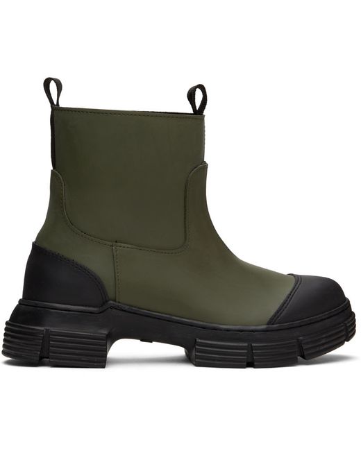 Ganni Rubber Ankle Boots