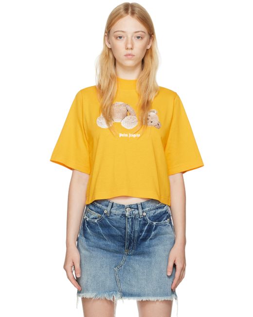 Palm Angels Yellow Bear T-Shirt