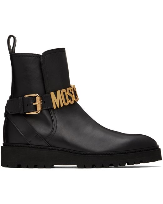 Moschino Leather Boots