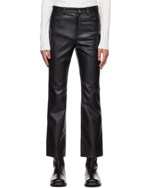 System Exclusive Faux-Leather Pants