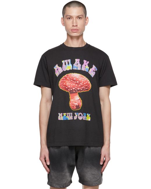 Awake Ny Black Mushroom T-Shirt