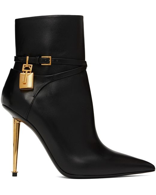 Tom Ford Padlock Ankle Boots