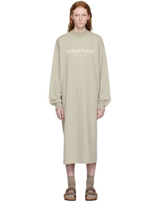 Essentials Long Sleeve Midi Dress