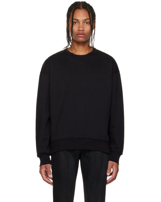 Frame Black Printed Sweatshirt