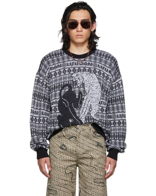 Lu'U Dan Gray Jaguars Sweater