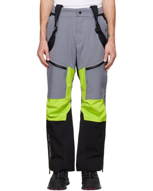 Moncler Grenoble Gray Primaloft Ski Trousers