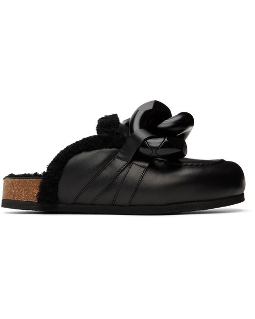 J.W.Anderson Shearling Chain Loafers