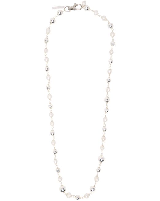 Pearl Octopuss.Y White Sphere Necklace