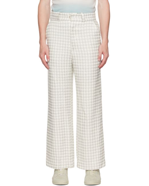 young n sang Houndstooth Trousers