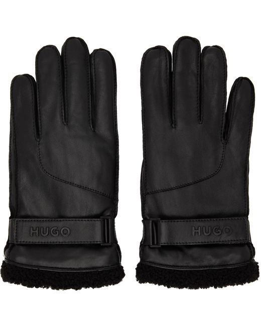 Hugo Boss Leather Gloves