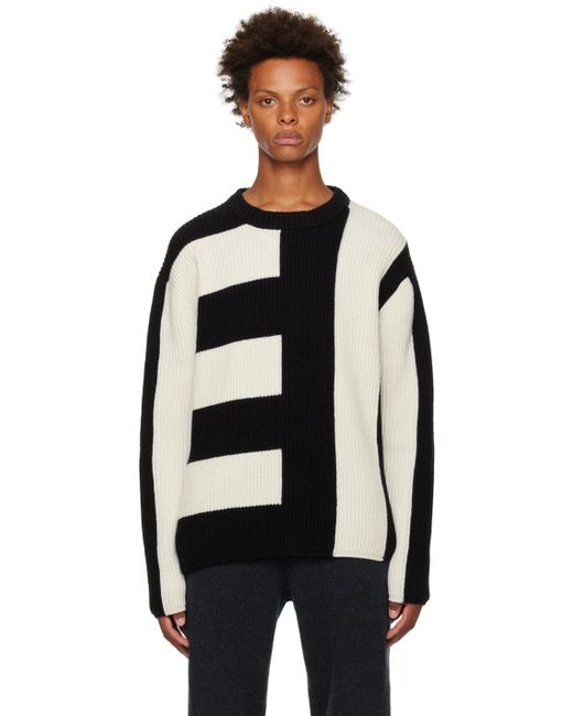 Joseph Off-White Stripe Sweater