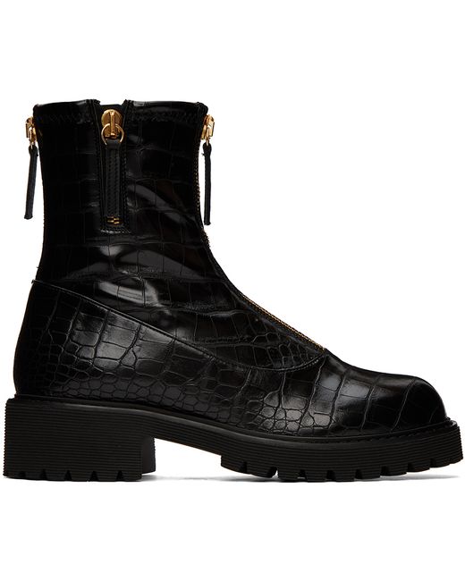 Giuseppe Zanotti Design GZ Alexa Faux-Leather Ankle Boots