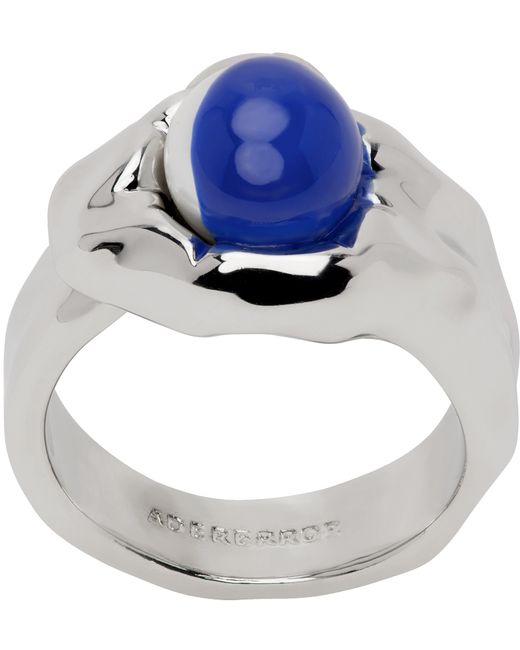 Ader Error Blue Pearl Ring
