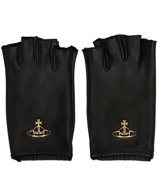 Vivienne Westwood Orb Fingerless Gloves