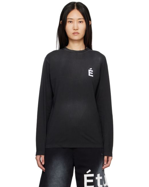 Etudes Exclusive Embroidered Long Sleeve T-Shirt
