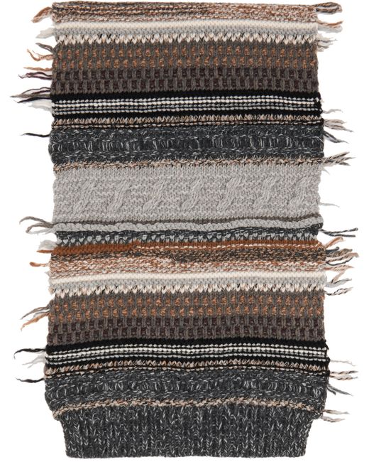 Chloé Gray Recycled Cashmere Scarf