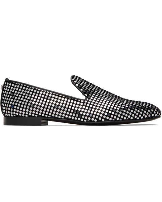 Versace Silver Studded Loafers