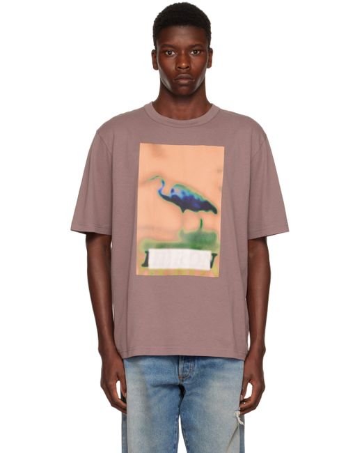 Heron Preston Purple Heron Censored T-Shirt