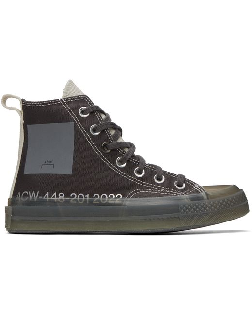 A-Cold-Wall Gray Off-White Converse Edition Chuck 70 Sneakers
